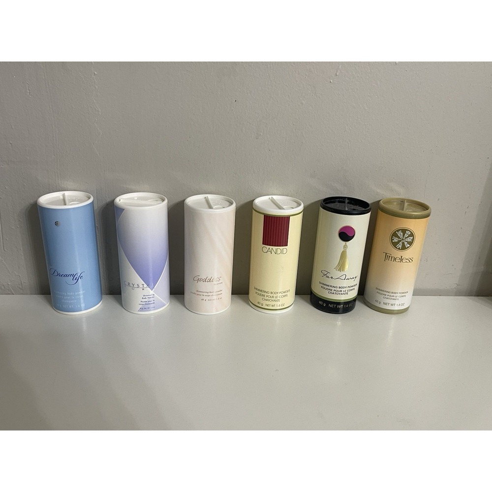 NEW Vintage Avon Shimmering Body Powder 2002 Discontinued 1.4 OZ 40 g  Lot Of 6